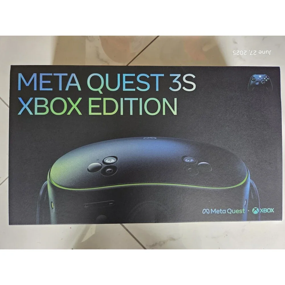 NEW Meta Quest 3s XBOX Limited Edition VR Headset + Wireless Xbox Controller